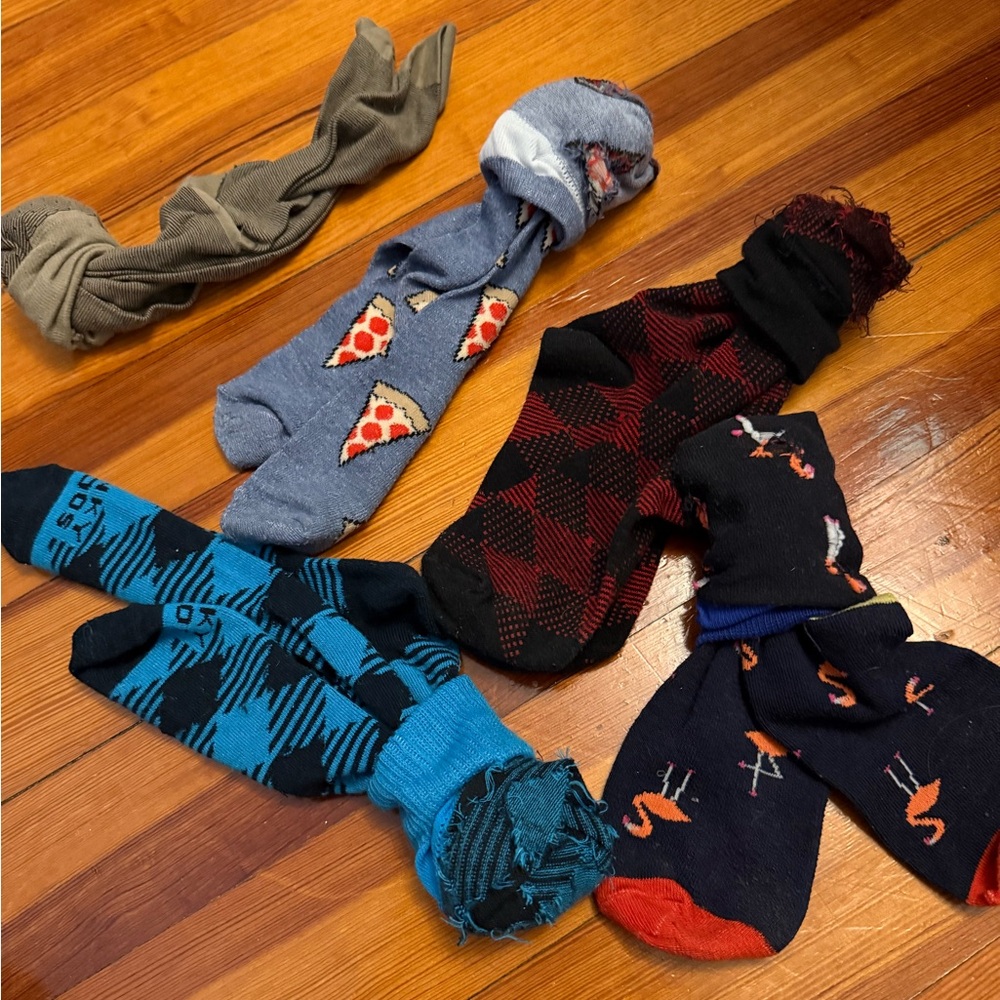 Colorful Patterned Men's Socks Set - Picture 2 of 2